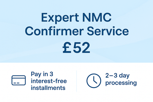 NMC revalidation confirmer service - Professional confirmation support for nurses and midwives in the UK