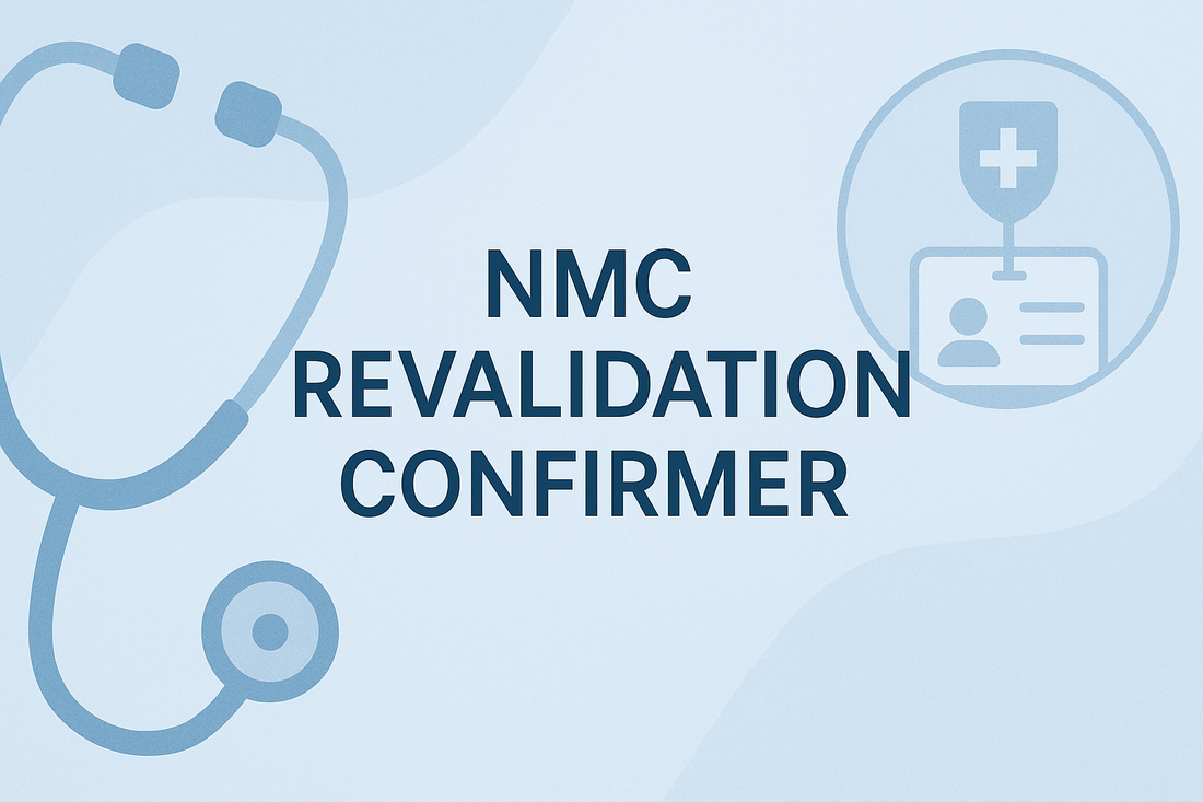 Professional NMC revalidation confirmer service UK - book your nurse revalidation appointment
