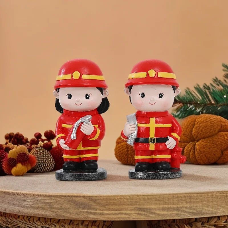 Nurse Doll Ornament - Handmade Resin Figurine for Office & Home Decoration