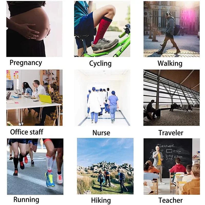 Compression Socks for Nurses & Athletes - Promote Blood Circulation