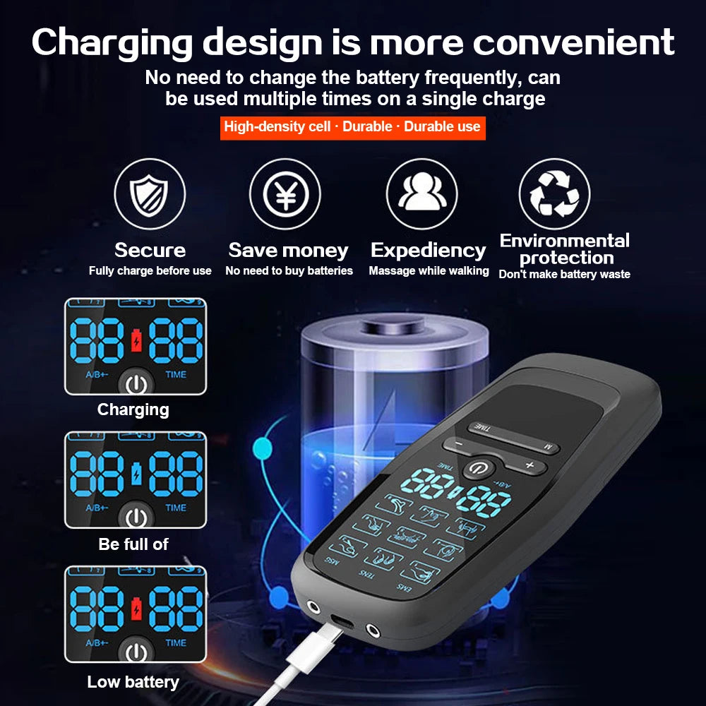 Multifunctional Electric Massage Device - Muscle Exercise & Meridian Therapy