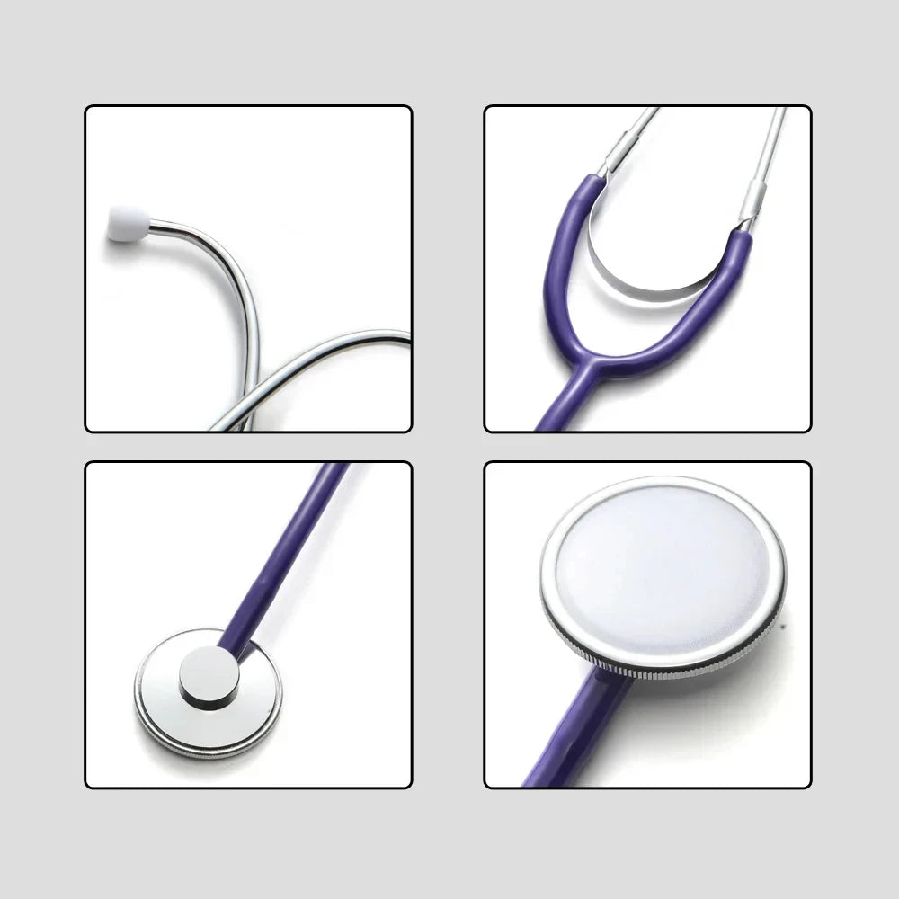 Portable Single Head Stethoscope - Professional Medical Device for Students & Nurses