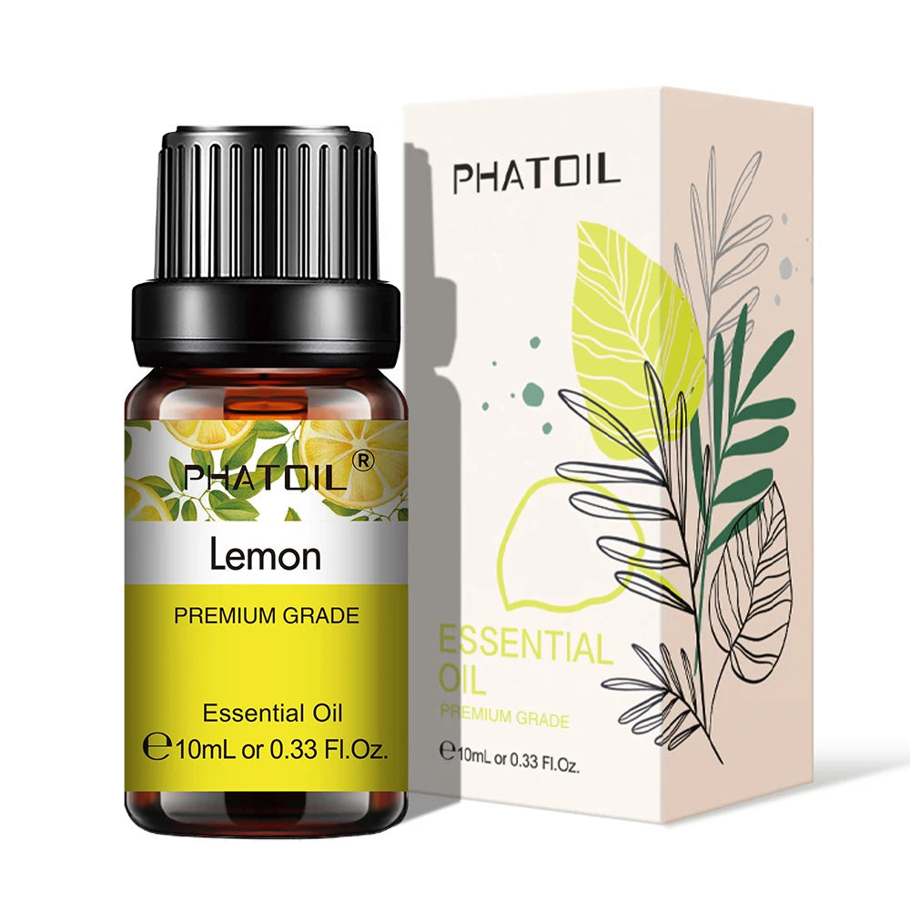 PHATOIL Natural Essential Oils 10ml - Eucalyptus, Lavender, Peppermint for Diffuser