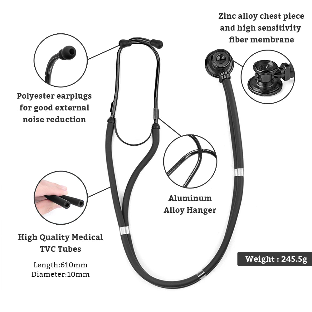 Professional Double-Sided Stethoscope for Medical Professionals