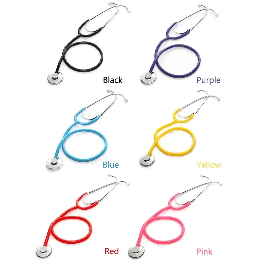 Portable Single Head Stethoscope - Professional Medical Device for Students & Nurses
