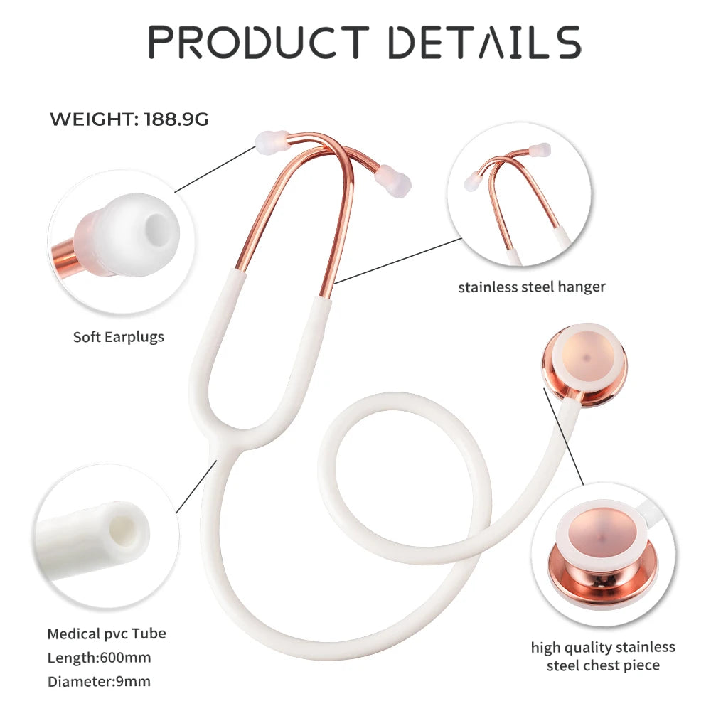 Professional Cardiology Stethoscope - Dual Head Design