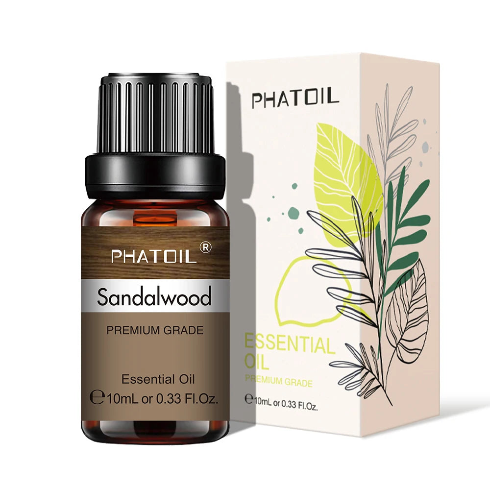 PHATOIL Natural Essential Oils 10ml - Eucalyptus, Lavender, Peppermint for Diffuser