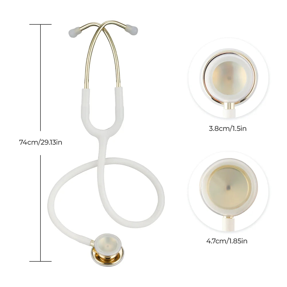 Professional Cardiology Stethoscope - Dual Head Design