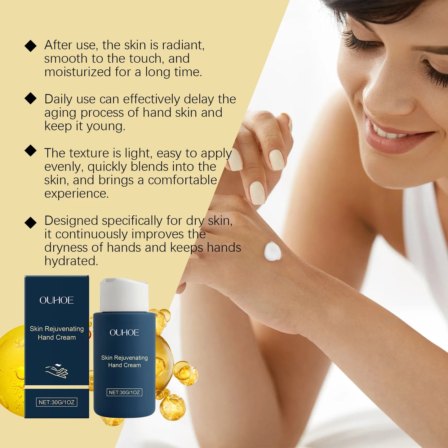 Moisturizing Hand Cream 60g - Anti-Chapped Hydrating Skincare