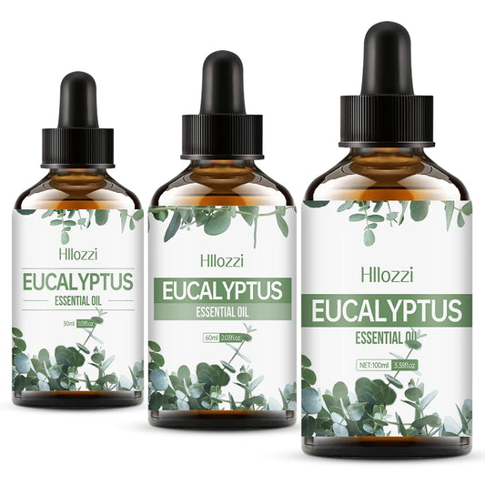 Eucalyptus Essential Oil 100ml - Aromatherapy for Diffuser