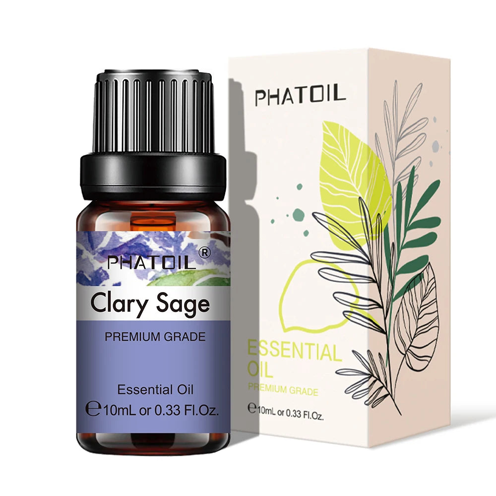 PHATOIL Natural Essential Oils 10ml - Eucalyptus, Lavender, Peppermint for Diffuser