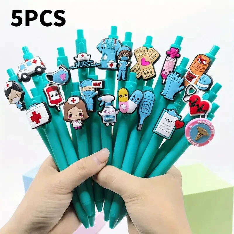 Nurse Doctor Gel Pens 20/30/5pcs - Medical Record Writing Pens Gift