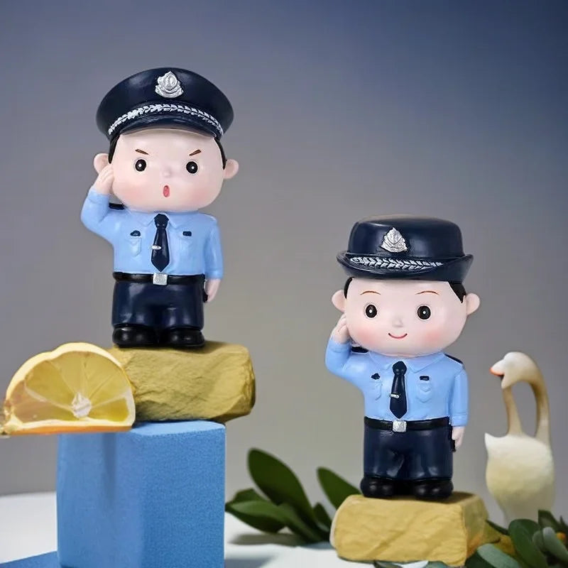 Nurse Doll Ornament - Handmade Resin Figurine for Office & Home Decoration