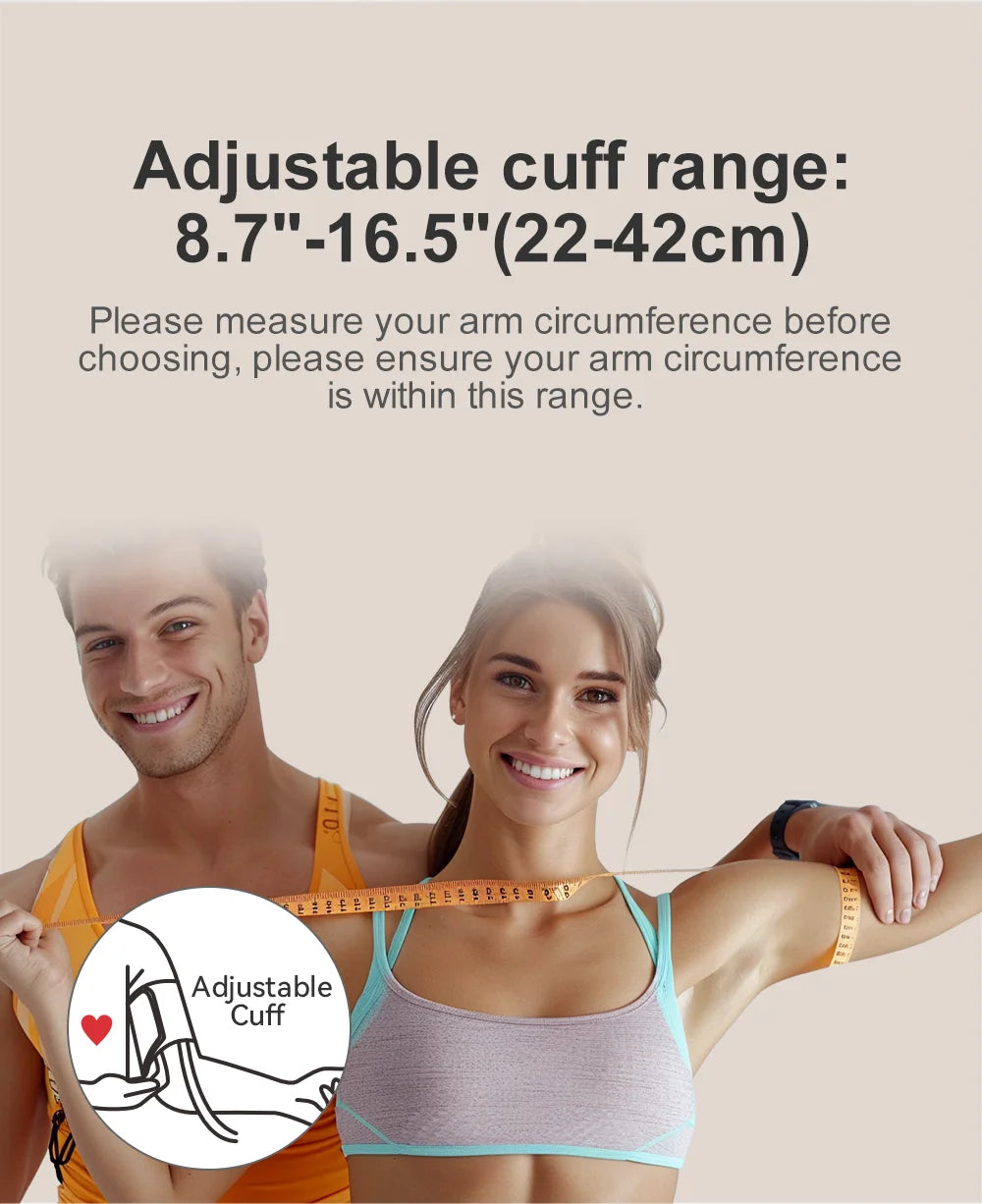 Aicare Digital Blood Pressure Monitor - Upper Arm with Large Cuff