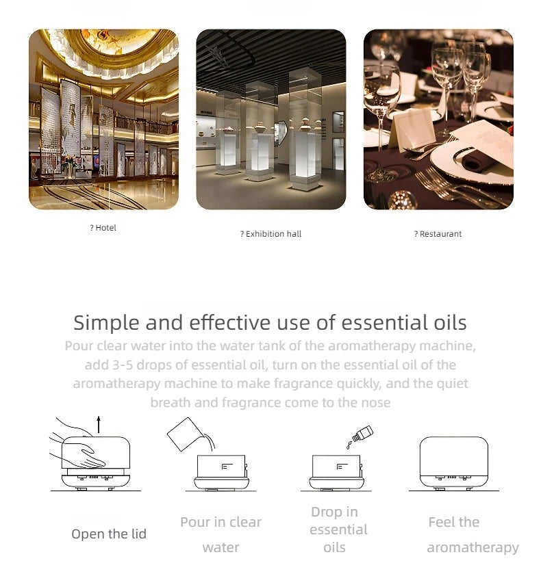 Essential Oils 10ml - 18 Scents for Aroma Diffuser & Humidifier