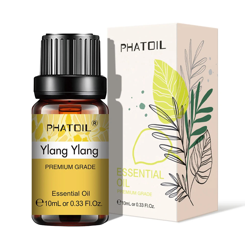 PHATOIL Natural Essential Oils 10ml - Eucalyptus, Lavender, Peppermint for Diffuser