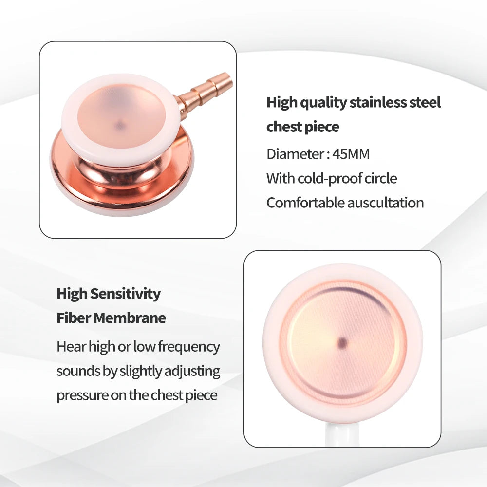 Professional Cardiology Stethoscope - Dual Head Design