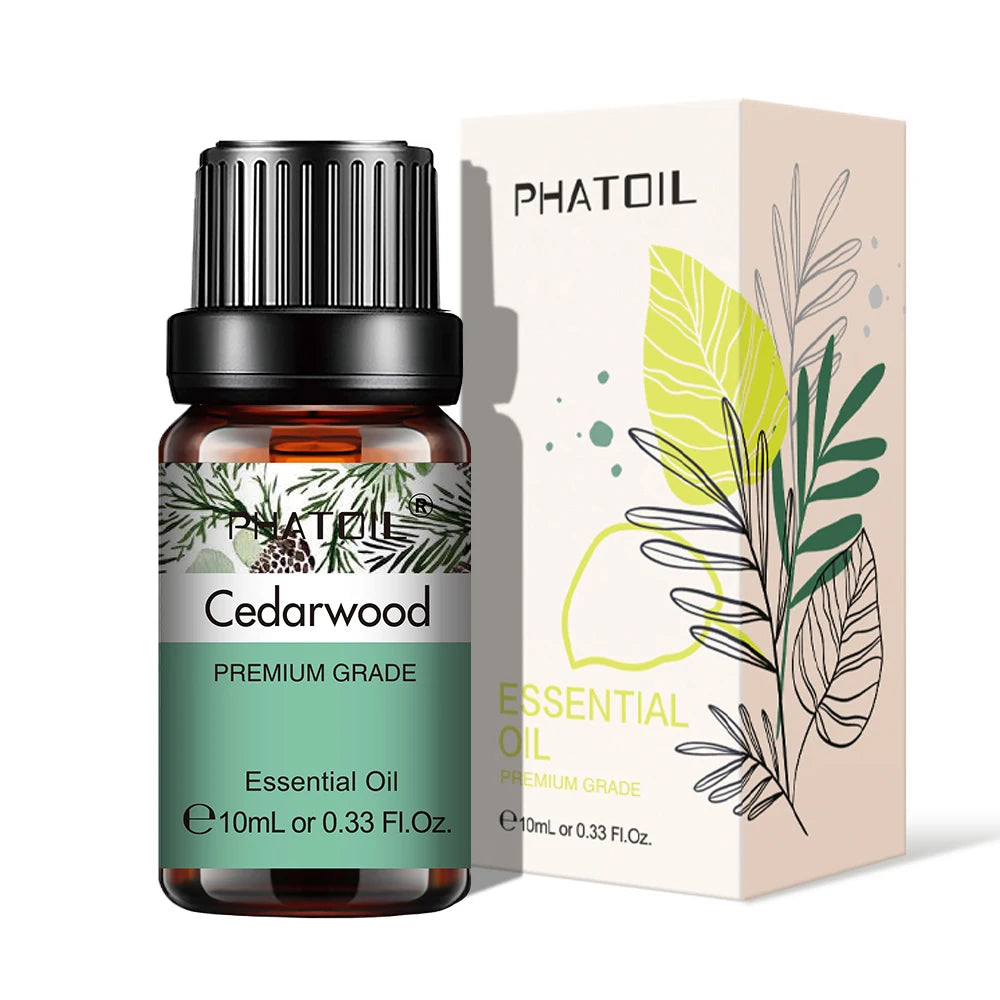 PHATOIL Natural Essential Oils 10ml - Eucalyptus, Lavender, Peppermint for Diffuser