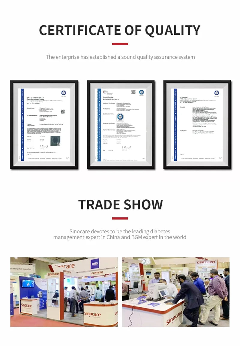 Sinocare Automatic Blood Pressure Monitor - Upper Arm Digital BP Meter