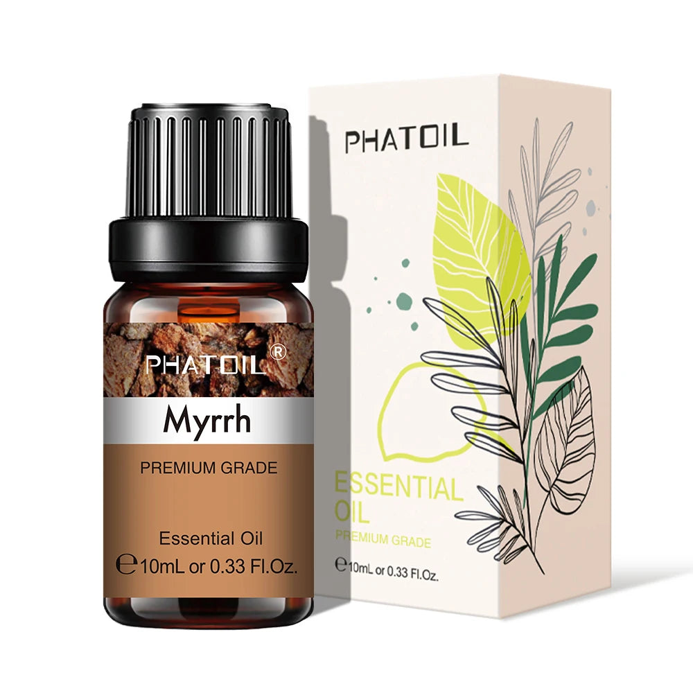 PHATOIL Natural Essential Oils 10ml - Eucalyptus, Lavender, Peppermint for Diffuser