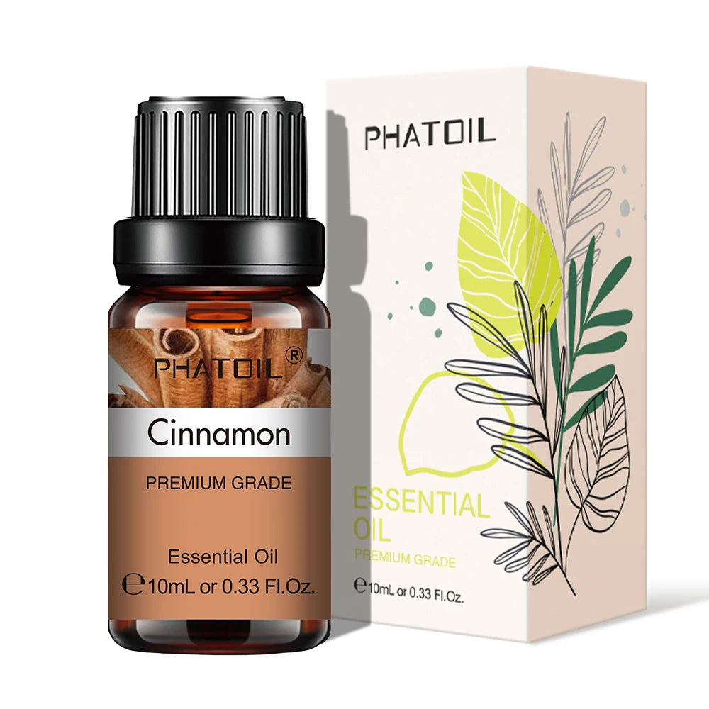 PHATOIL Natural Essential Oils 10ml - Eucalyptus, Lavender, Peppermint for Diffuser