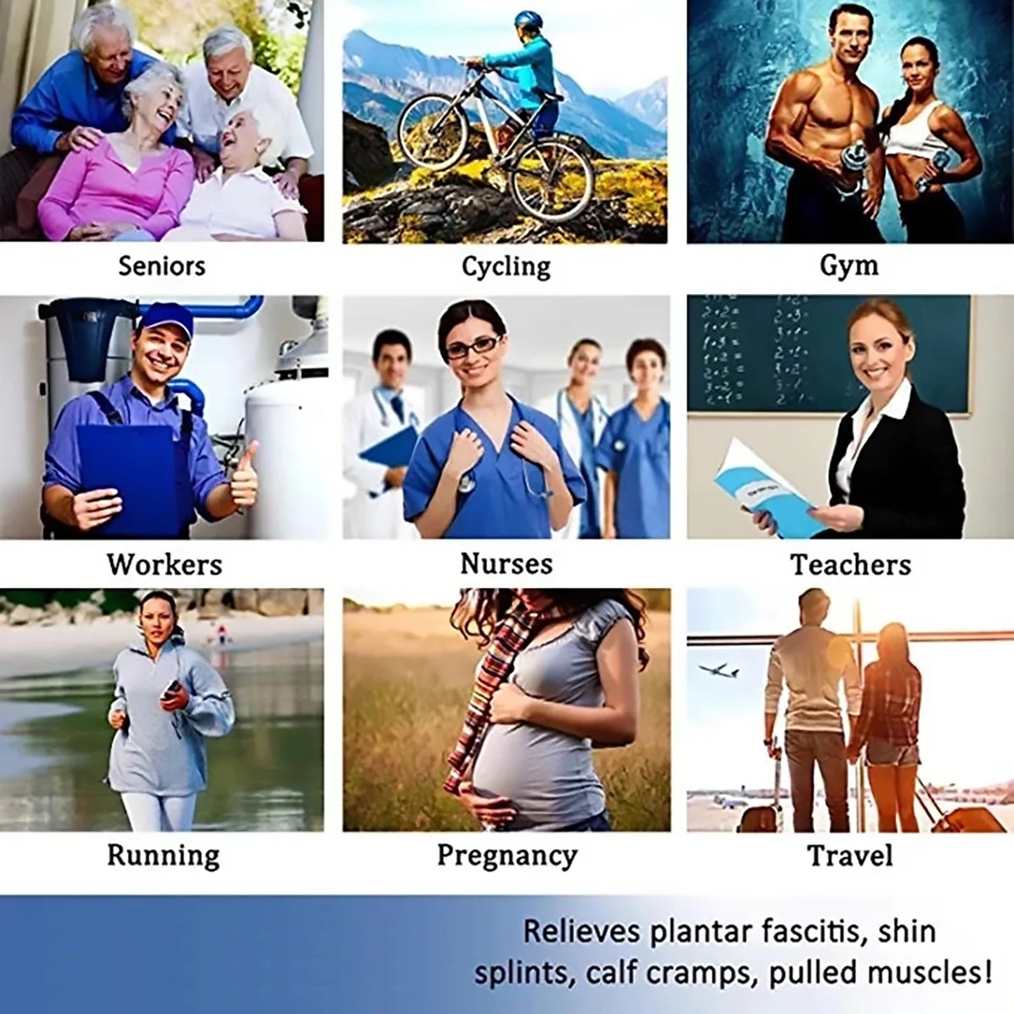 Medical Compression Socks 20-30mmHg - Knee High for oedema, Diabetes & Varicose Veins