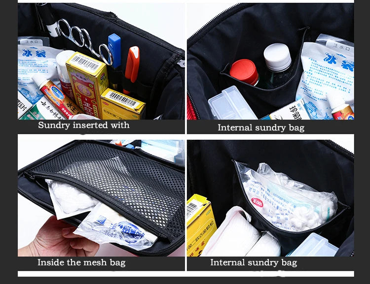 Waterproof Medical Bag - Portable First Aid Kit Organiser for Nurses & Healthcare Workers