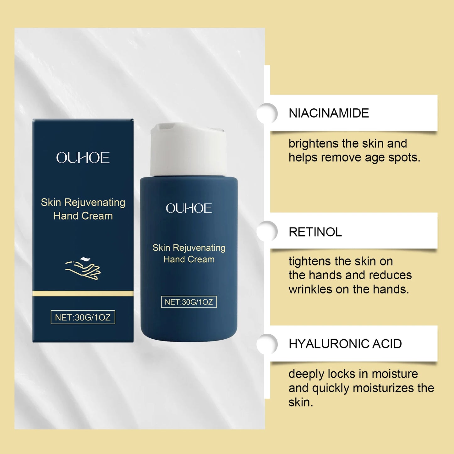 Moisturizing Hand Cream 60g - Anti-Chapped Hydrating Skincare