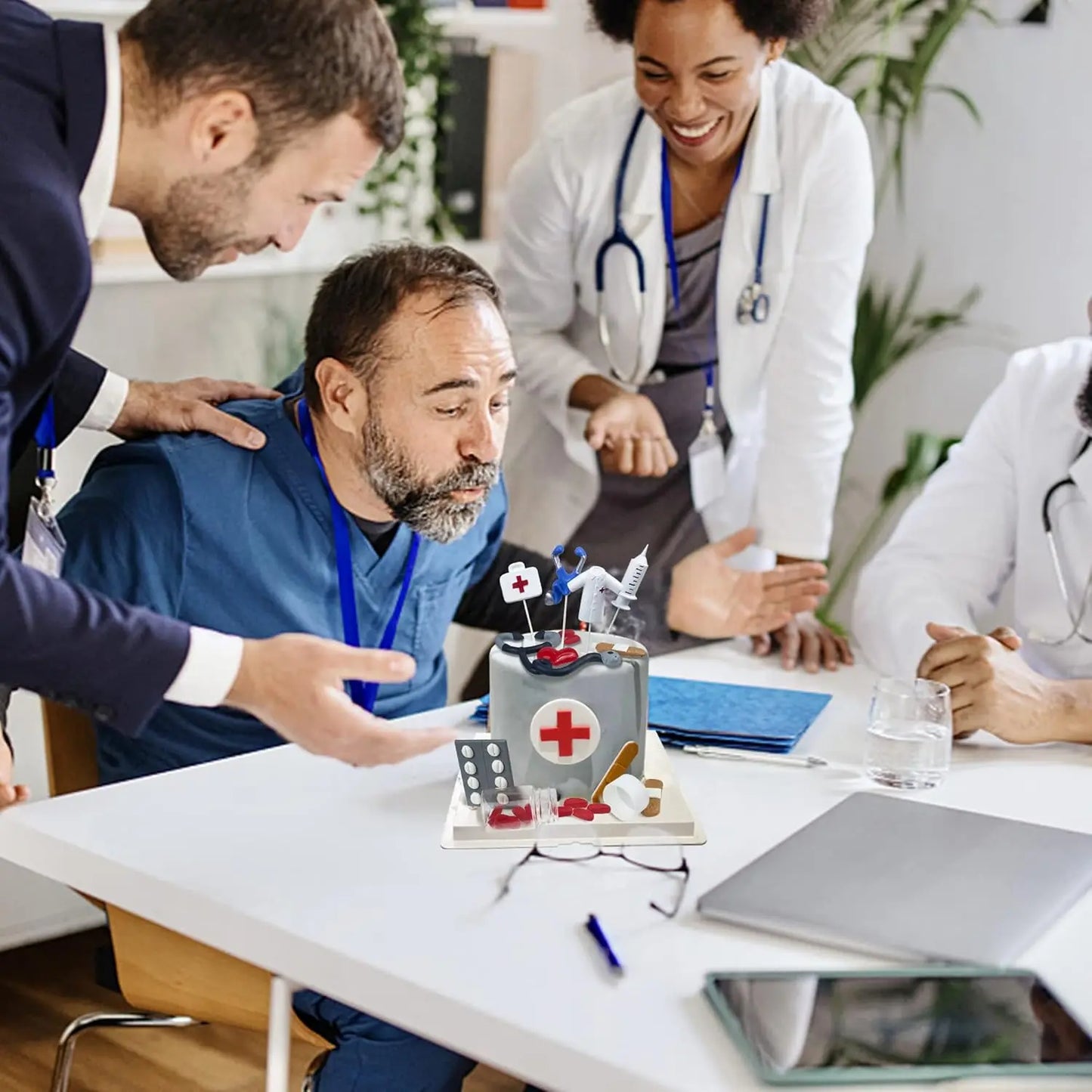 Nurse Cake Topper 20pcs - Nursing Graduation Party Decorations
