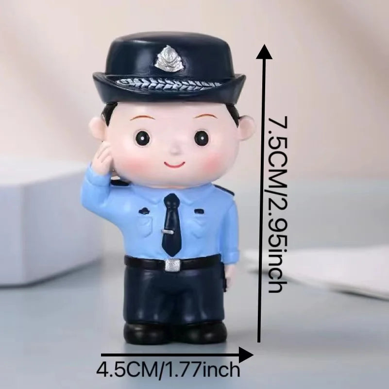 Nurse Doll Ornament - Handmade Resin Figurine for Office & Home Decoration