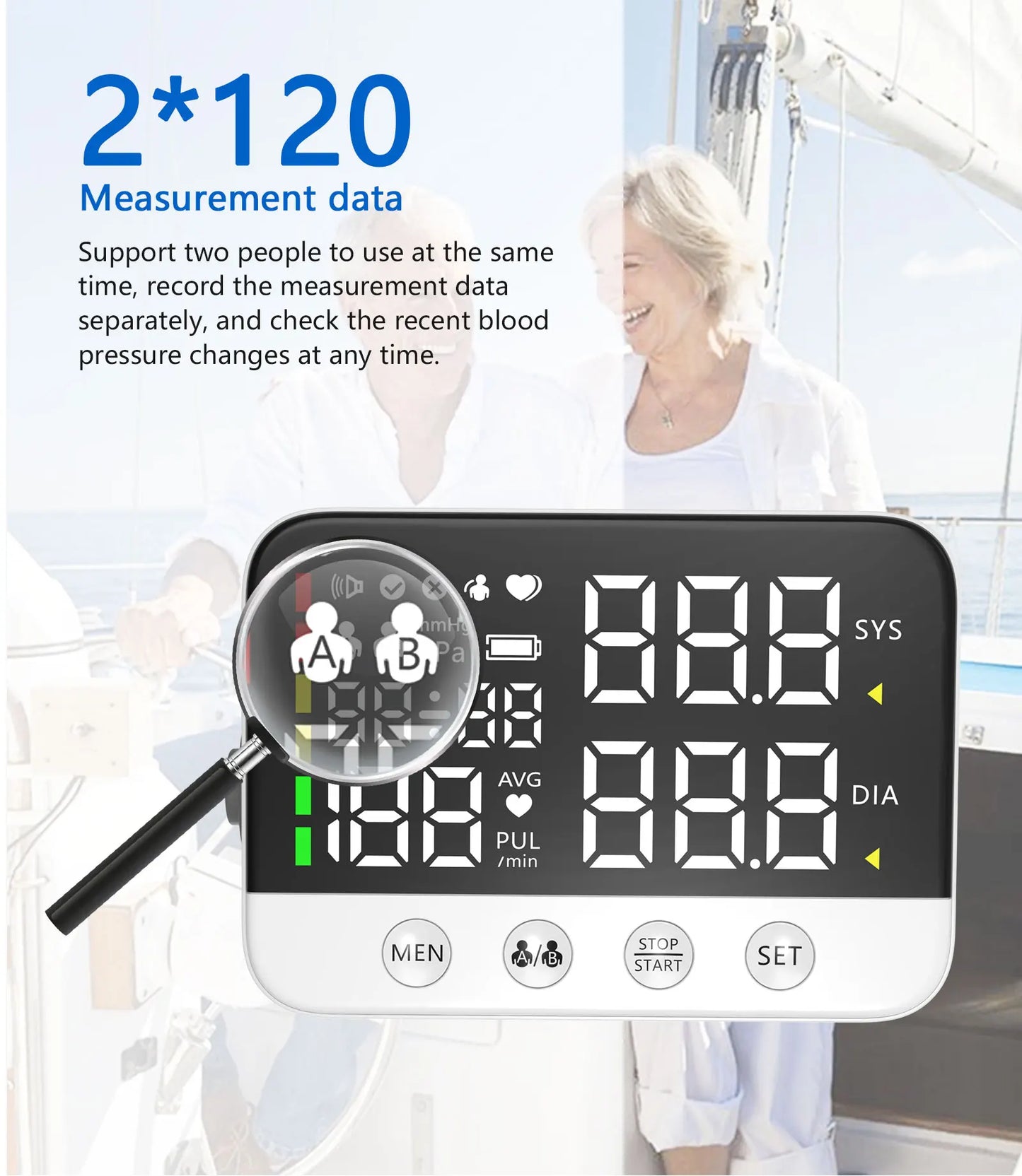 Digital Blood Pressure Monitor with Voice Function - CE & FDA Approved