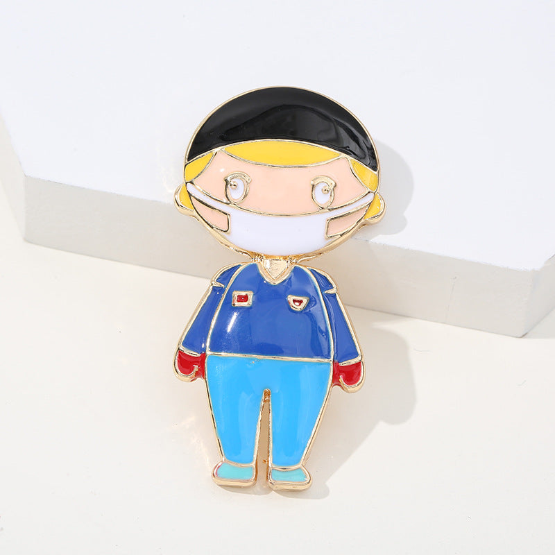 Enamel Nurse Brooch Pins - Medical Badge Gift for Nurses & Students