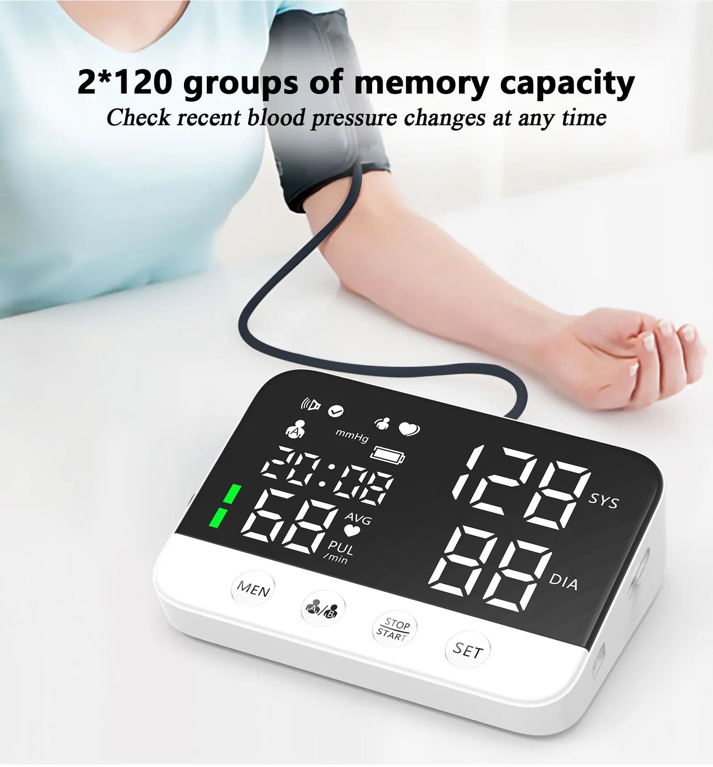 Digital Blood Pressure Monitor with Voice Function - CE & FDA Approved