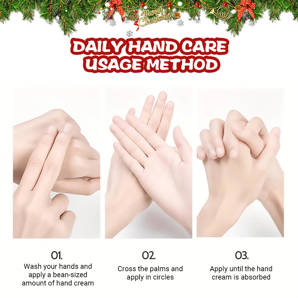Christmas Hand Cream Gift Set - Moisturizer for Dry Hands