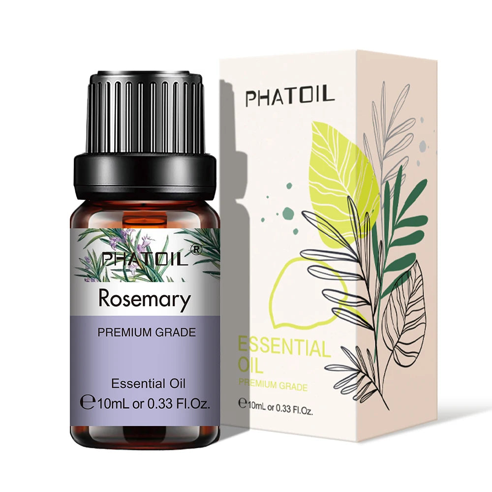 PHATOIL Natural Essential Oils 10ml - Eucalyptus, Lavender, Peppermint for Diffuser