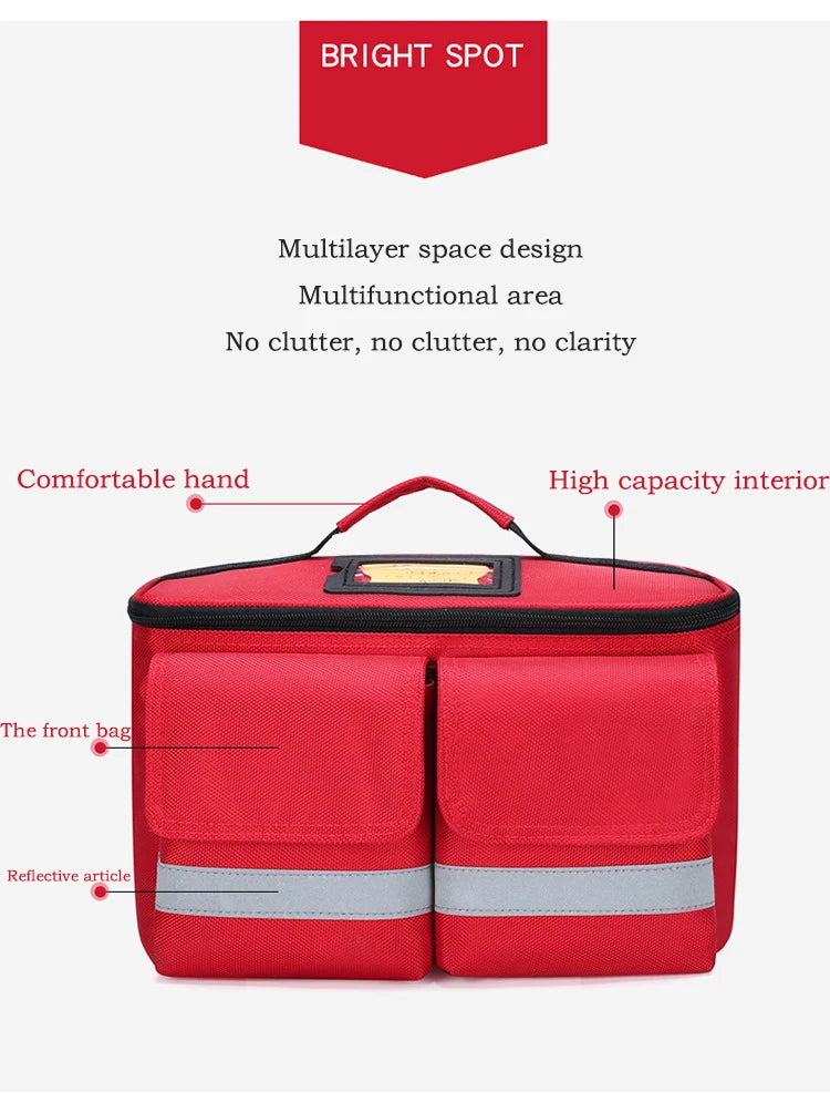 Waterproof Medical Bag - Portable First Aid Kit Organiser for Nurses & Healthcare Workers