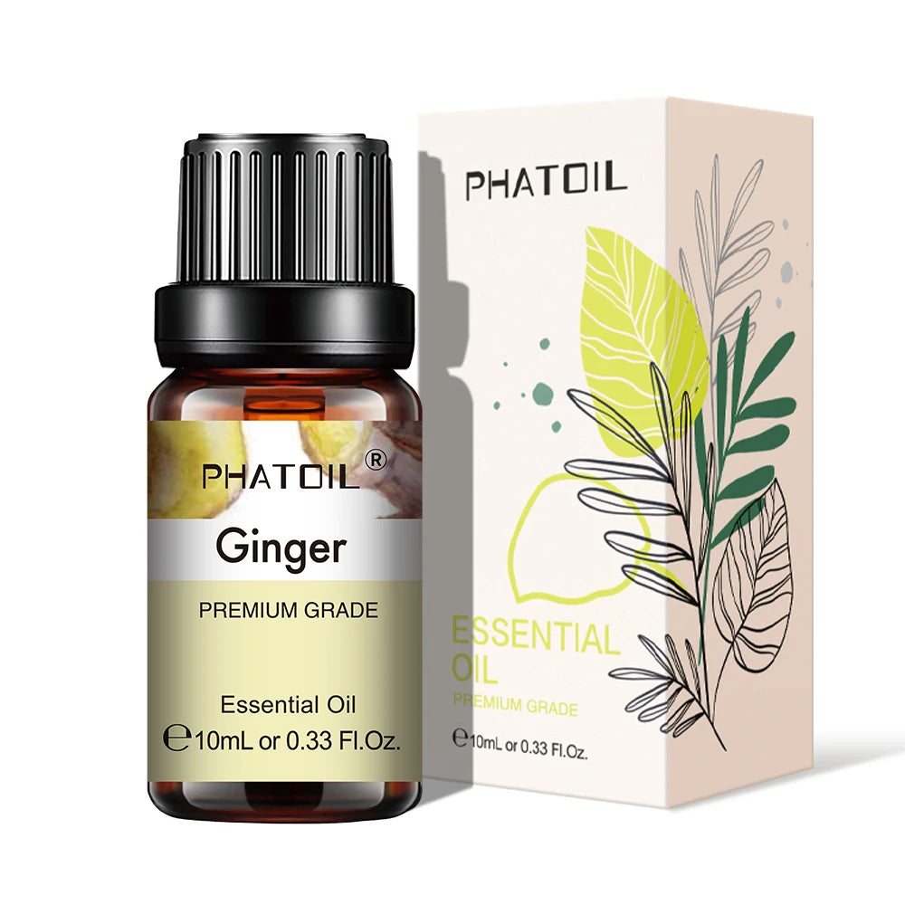 PHATOIL Natural Essential Oils 10ml - Eucalyptus, Lavender, Peppermint for Diffuser