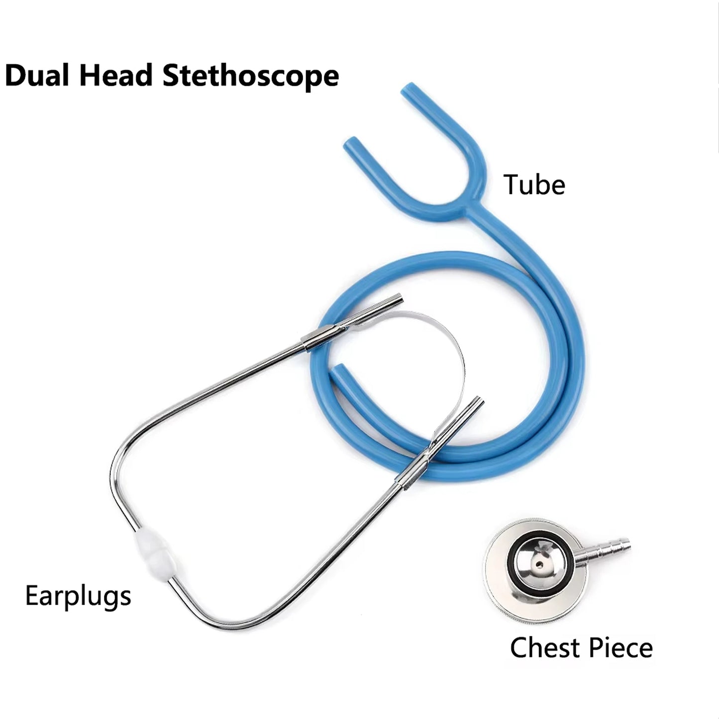 Professional Dual Head Stethoscope - Cardiology Grade for Medical Professionals