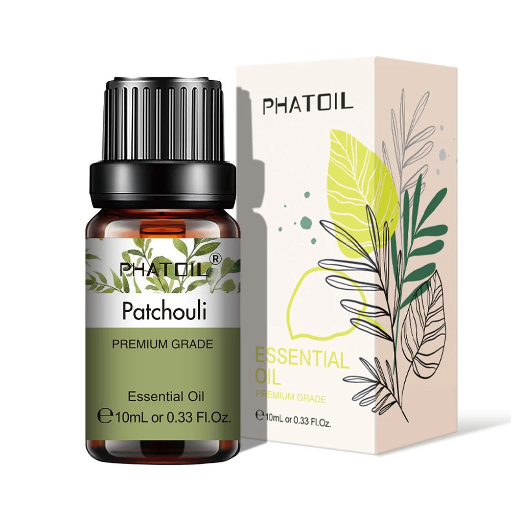 PHATOIL Natural Essential Oils 10ml - Eucalyptus, Lavender, Peppermint for Diffuser