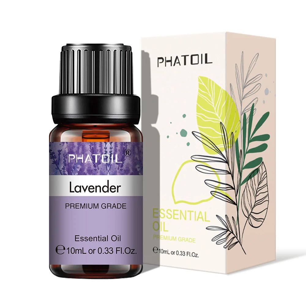 PHATOIL Natural Essential Oils 10ml - Eucalyptus, Lavender, Peppermint for Diffuser