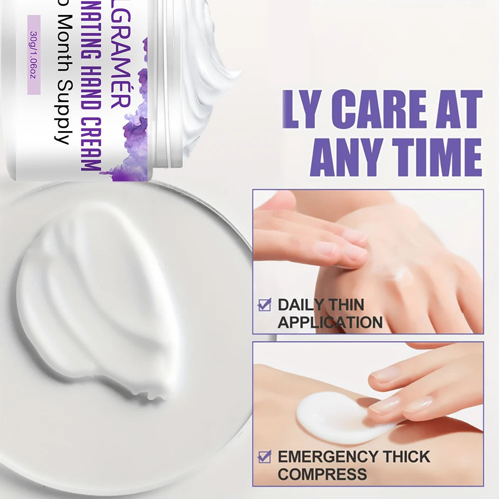 Nourishing Hand Cream 30g - Deep Hydration for Dry, Cracked Hands