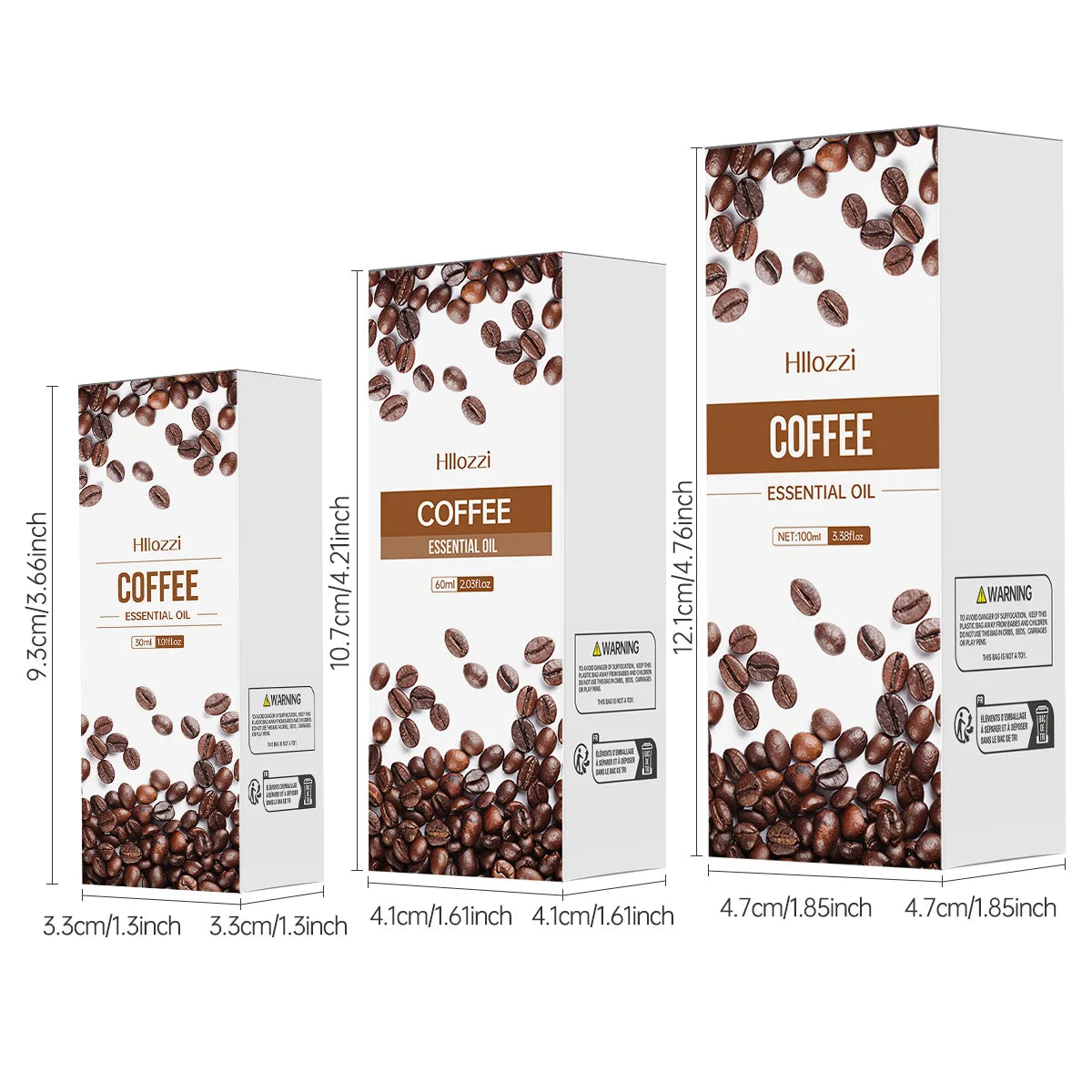 Coffee Essential Oil 60ml - Multi-Purpose for Diffuser, Massage & Skincare