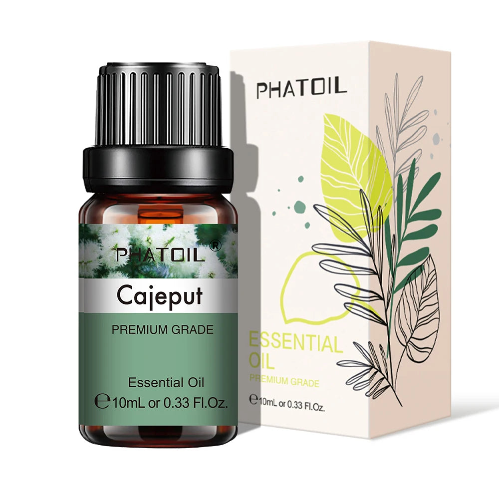PHATOIL Natural Essential Oils 10ml - Eucalyptus, Lavender, Peppermint for Diffuser