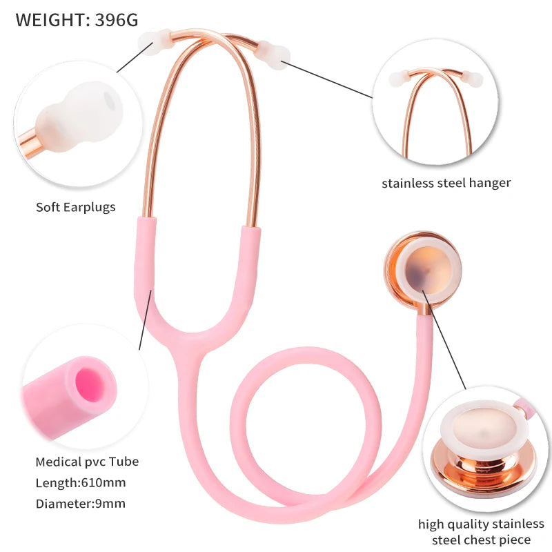 Professional Cardiology Stethoscope - Dual Head Design