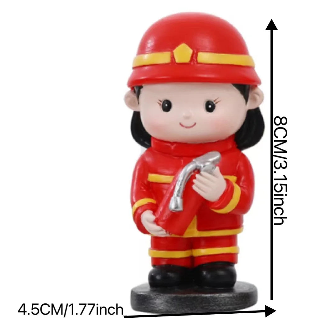 Nurse Doll Ornament - Handmade Resin Figurine for Office & Home Decoration