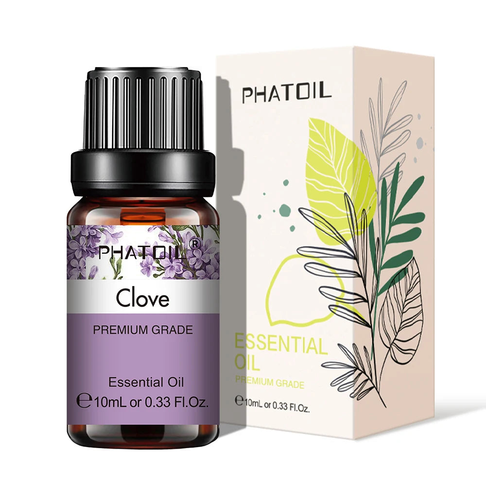 PHATOIL Natural Essential Oils 10ml - Eucalyptus, Lavender, Peppermint for Diffuser