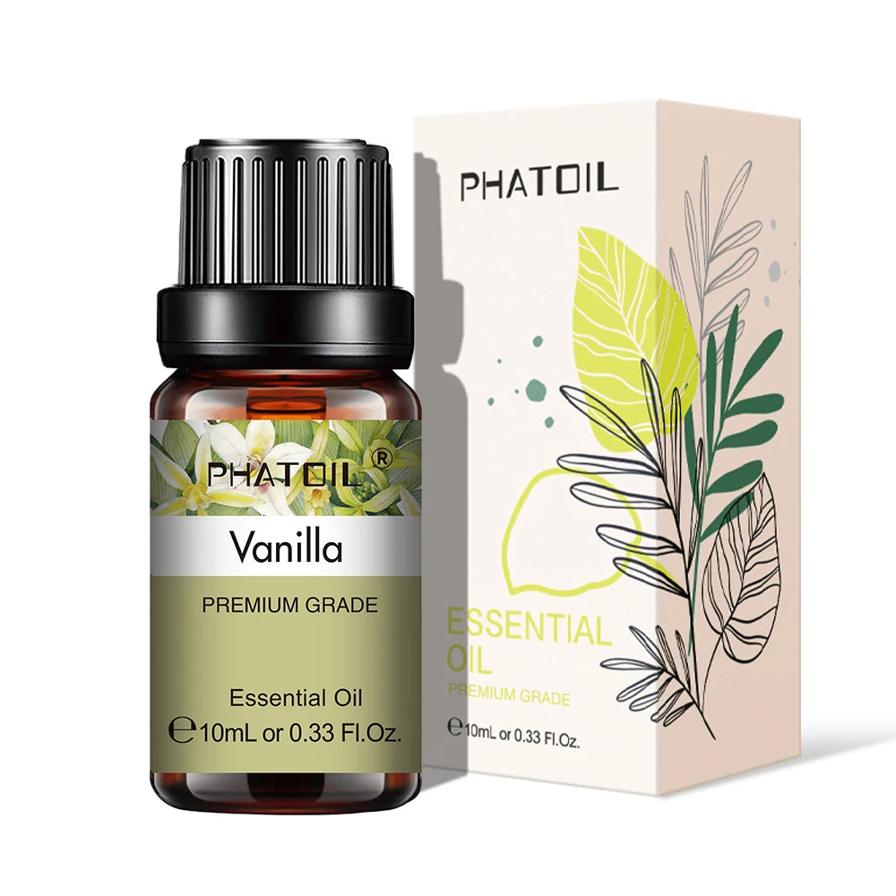 PHATOIL Natural Essential Oils 10ml - Eucalyptus, Lavender, Peppermint for Diffuser