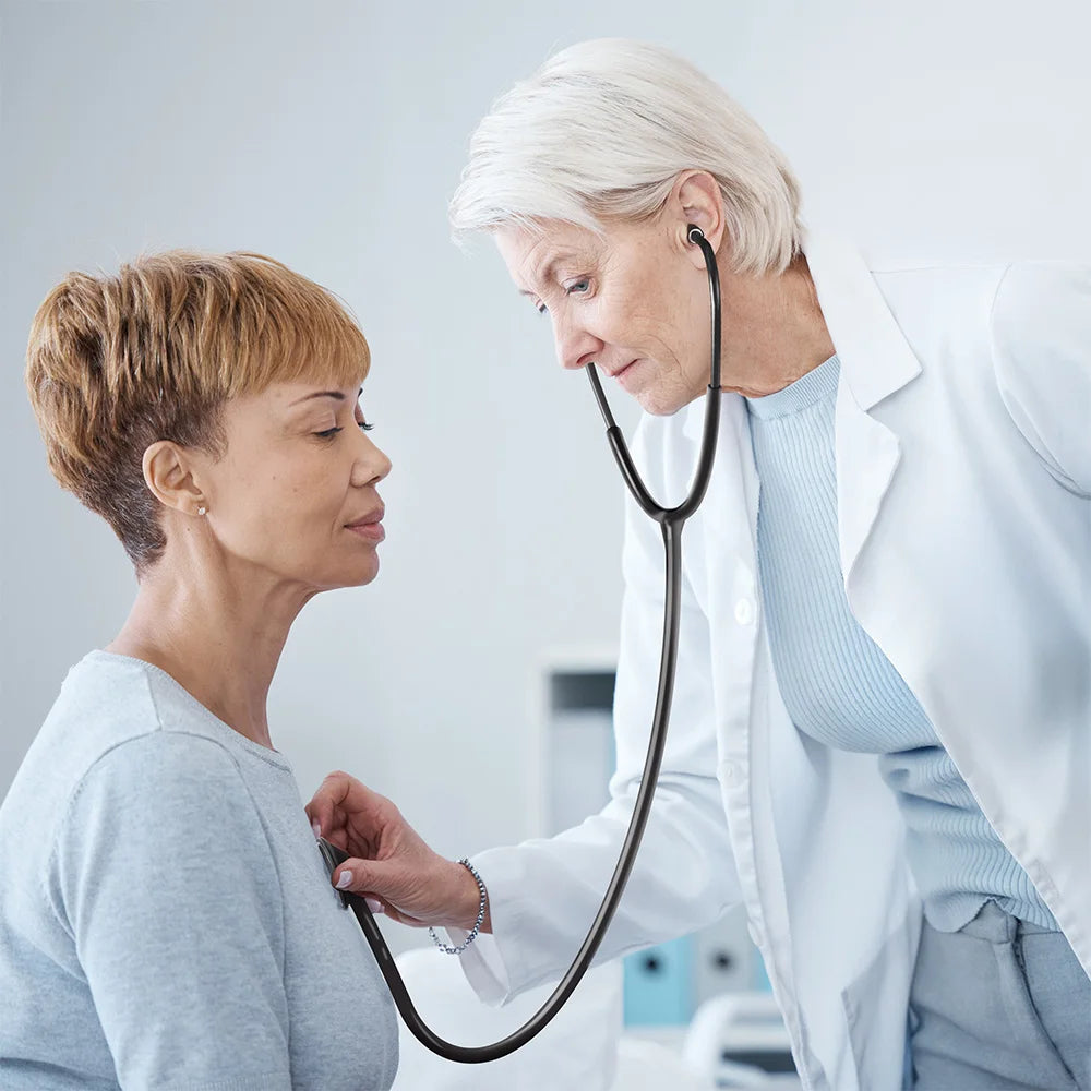 Professional Clinical Stethoscope - Cardiology Grade for Doctors & Nurses
