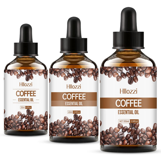 Coffee Essential Oil 60ml - Multi-Purpose for Diffuser, Massage & Skincare