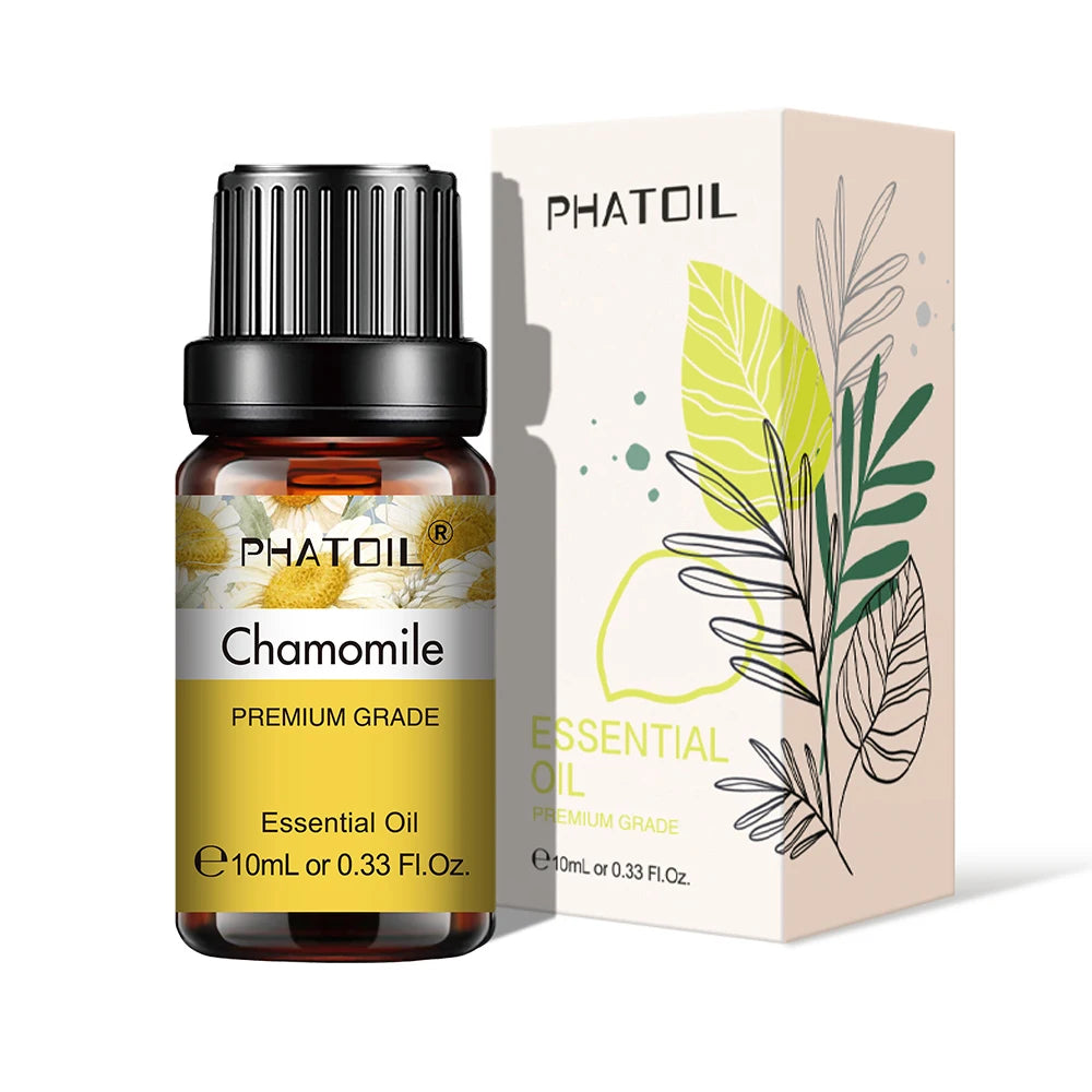 PHATOIL Natural Essential Oils 10ml - Eucalyptus, Lavender, Peppermint for Diffuser
